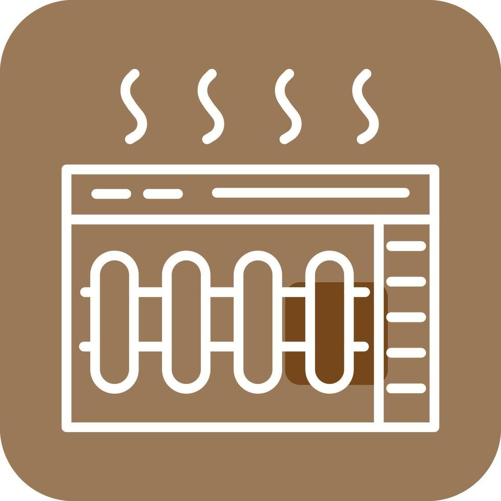 icône de vecteur de chauffage