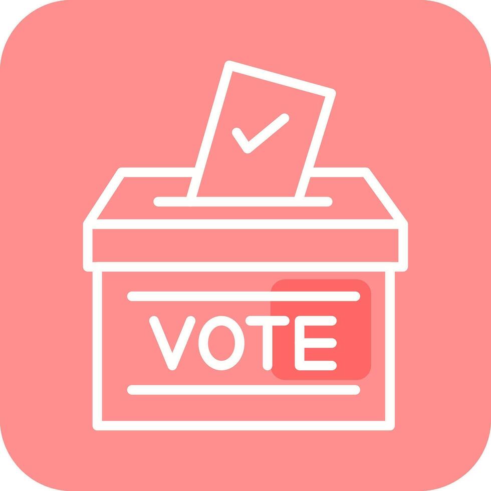 icône de vecteur de bulletin de vote
