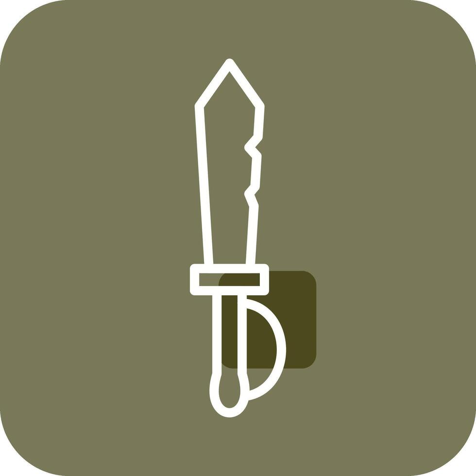 icône de vecteur d'épée de pirate