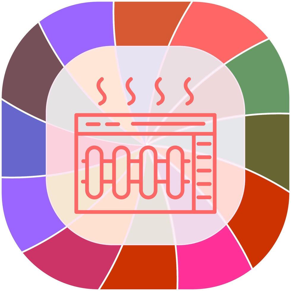 icône de vecteur de chauffage