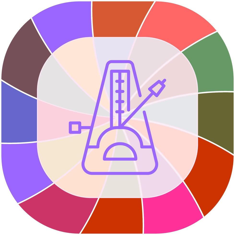 icône de vecteur de métronome