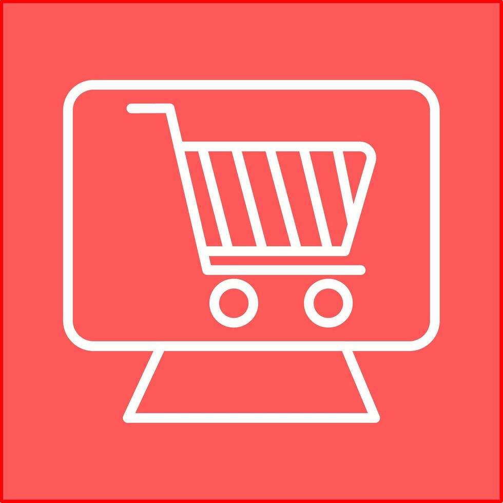 icône de vecteur de boutique en ligne