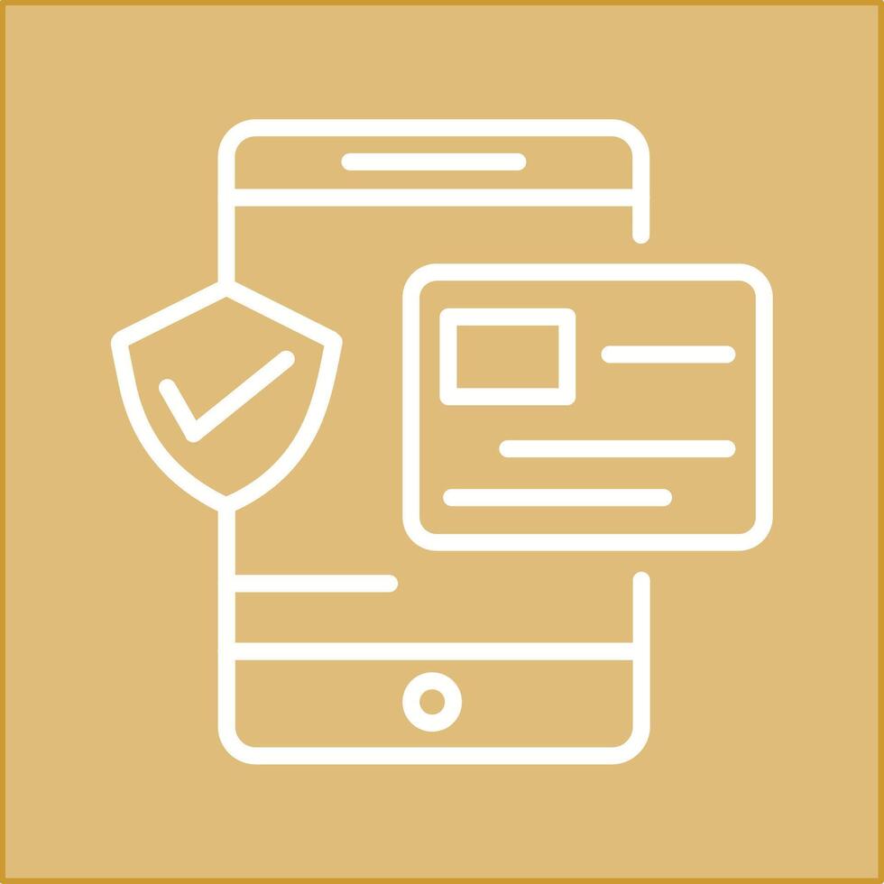 icône de vecteur de transactions sécurisées