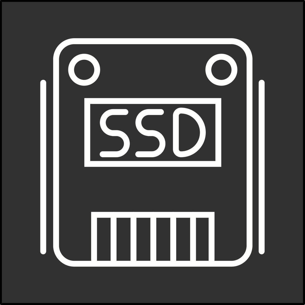 icône de vecteur ssd