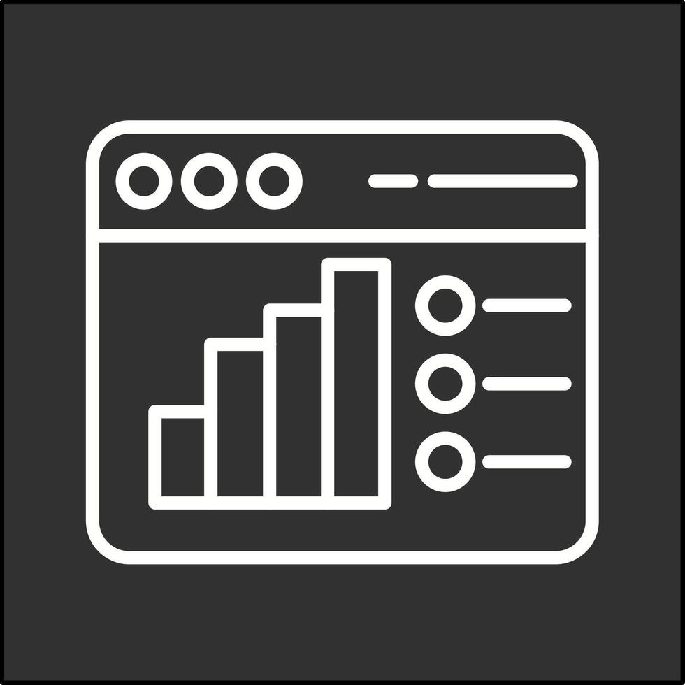 icône de vecteur d'analyse web