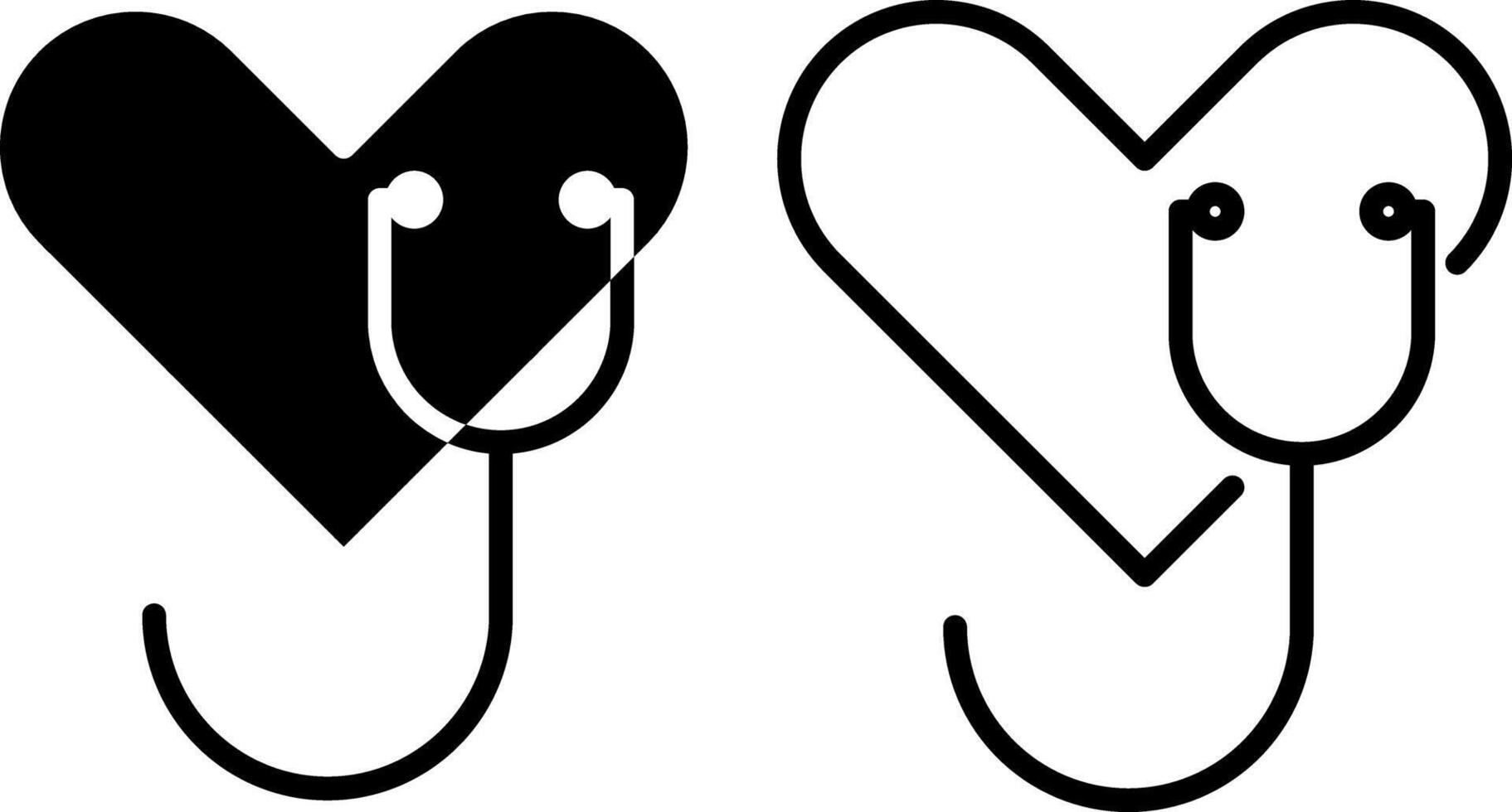 soins de santé icône, signe, ou symbole dans glyphe et ligne style isolé sur transparent Contexte. vecteur illustration