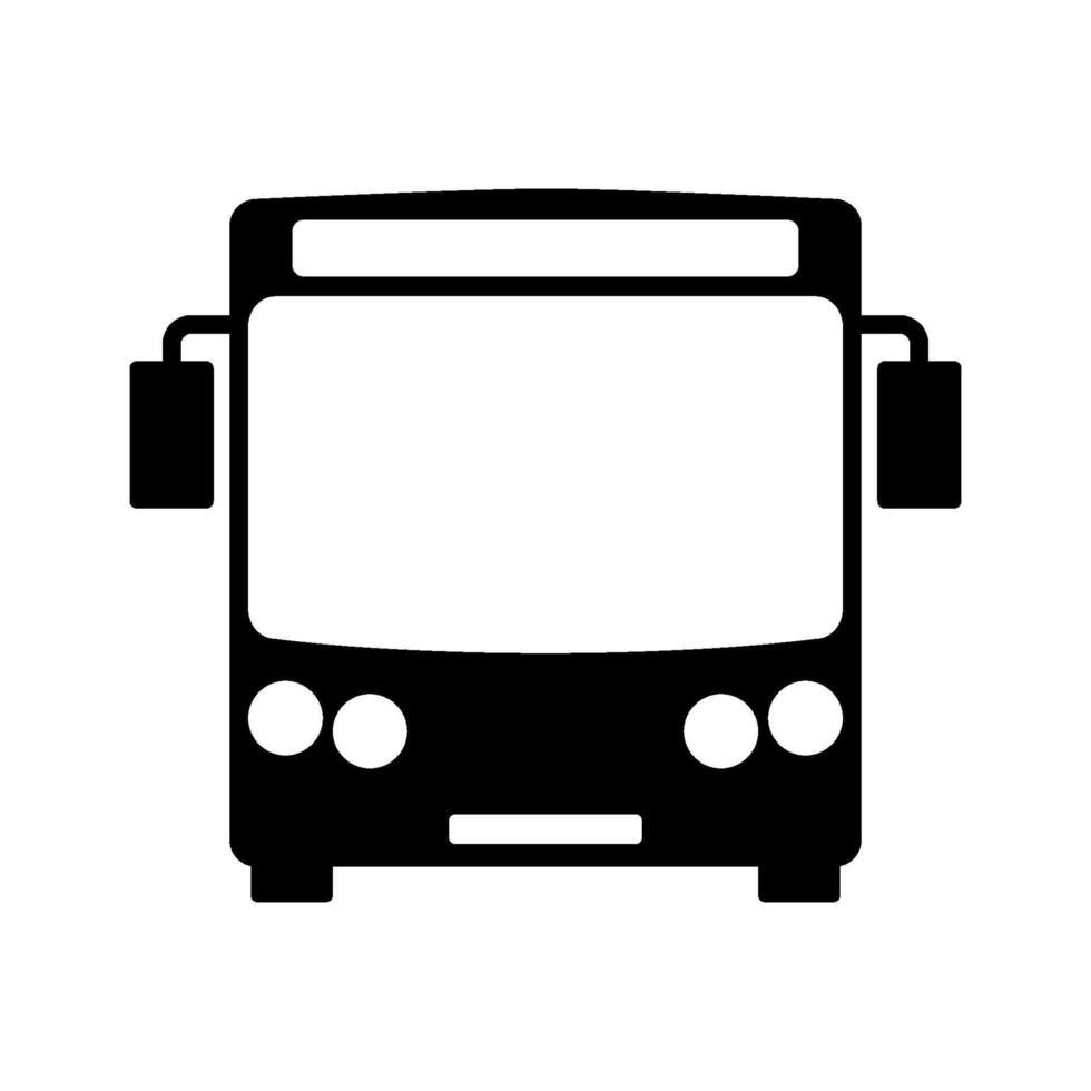 modèle de conception de vecteur d'icône de bus