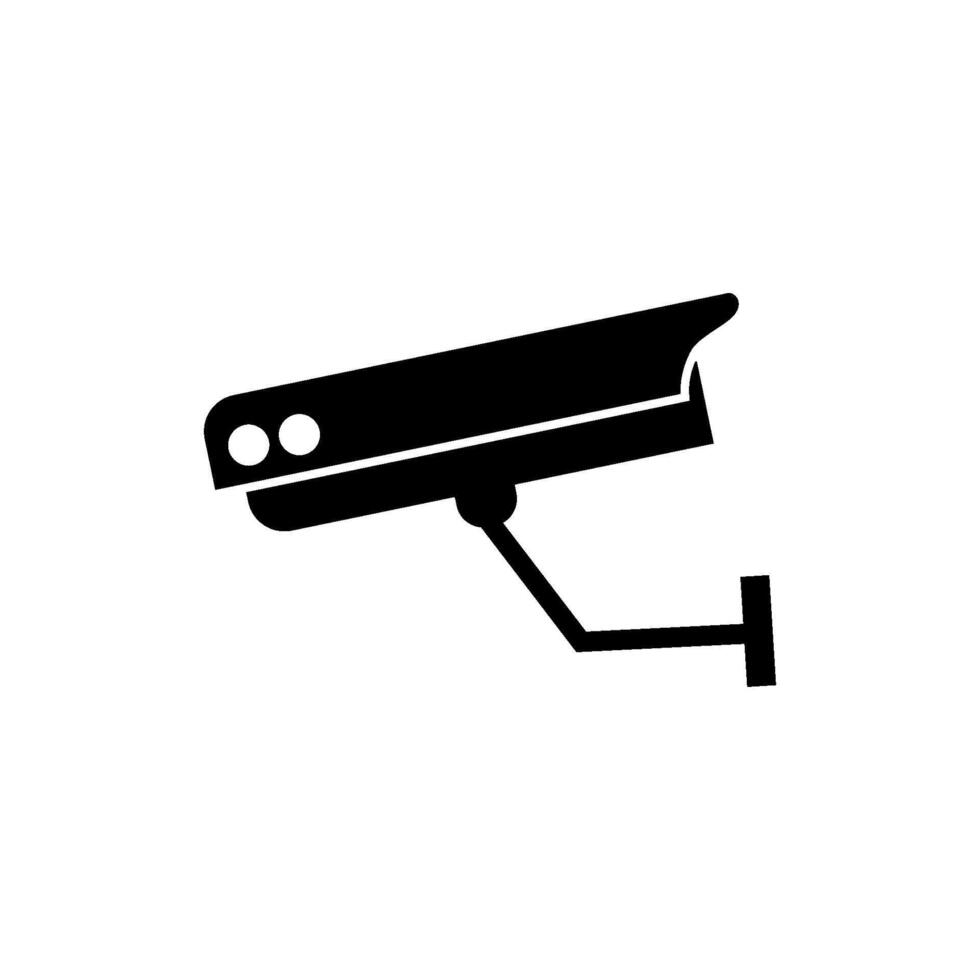 fixé vidéosurveillance, Sécurité caméra icône vecteur conception modèles