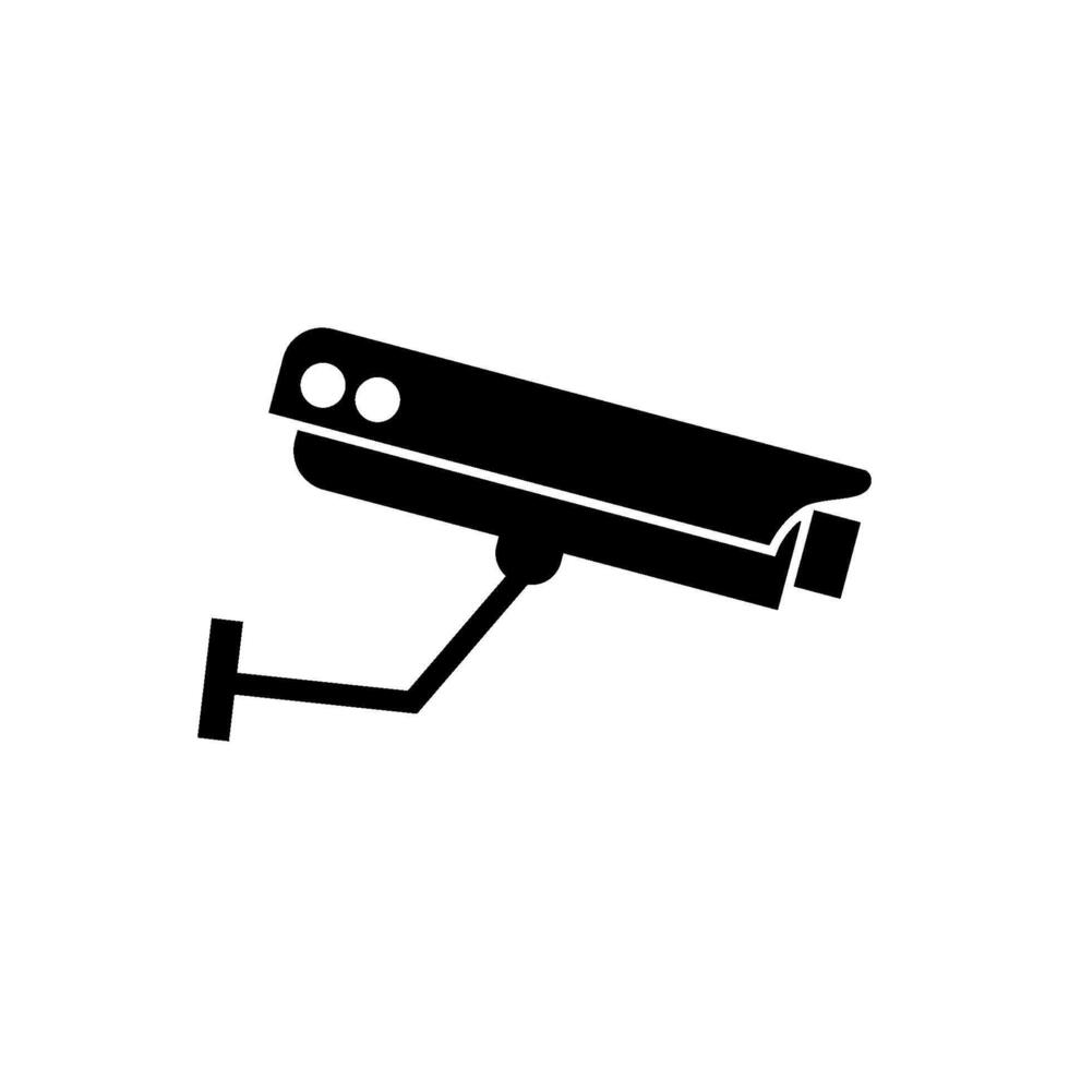 fixé vidéosurveillance, Sécurité caméra icône vecteur conception modèles