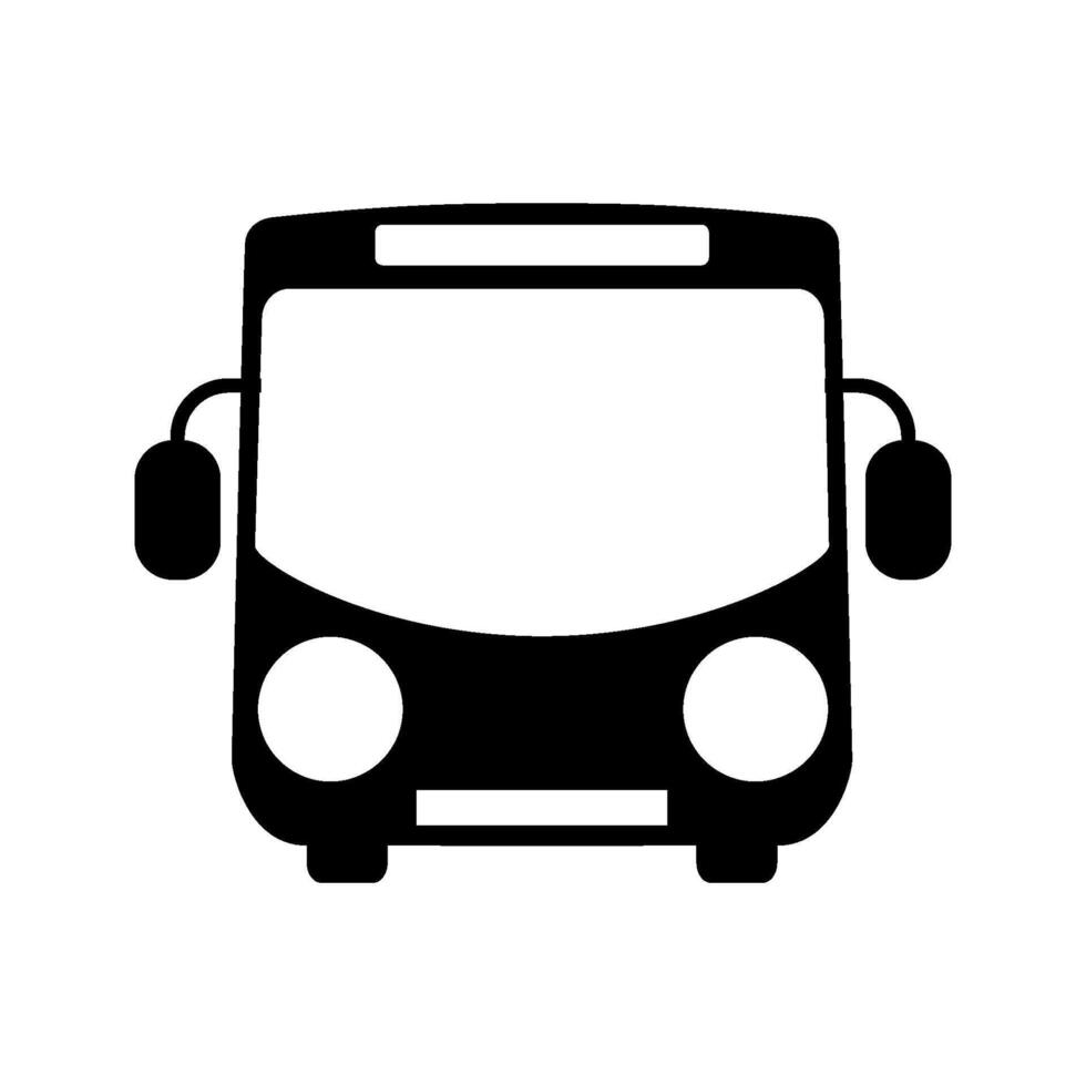 modèle de conception de vecteur d'icône de bus