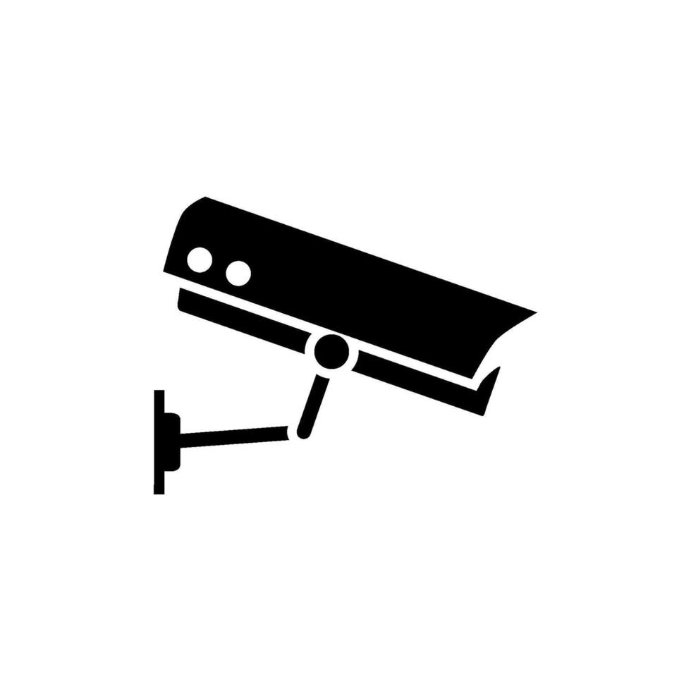 fixé vidéosurveillance, Sécurité caméra icône vecteur conception modèles