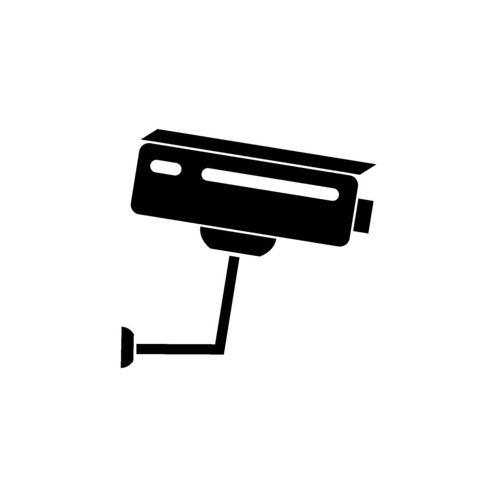 fixé vidéosurveillance, Sécurité caméra icône vecteur conception modèles