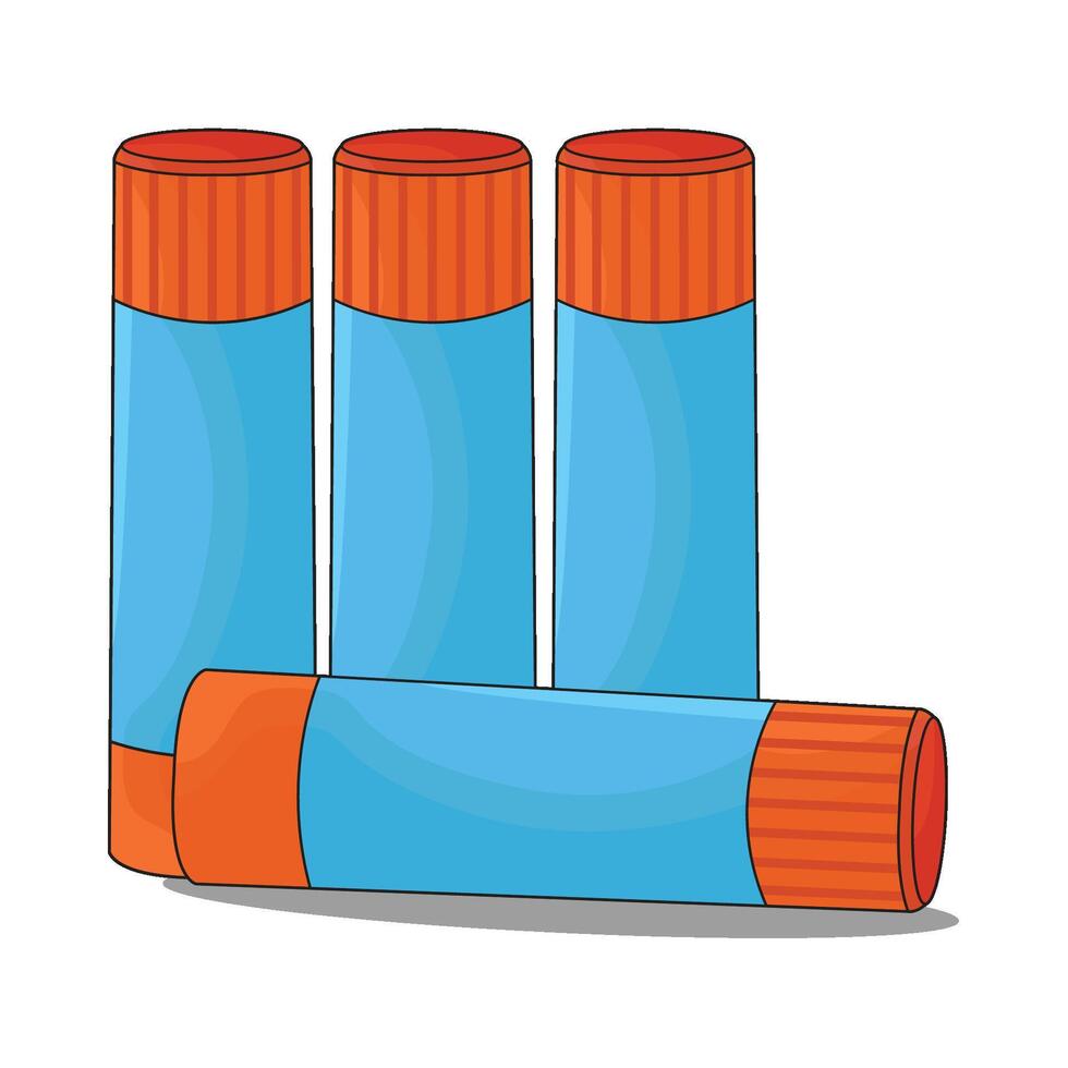 illustration de la colle bâton vecteur