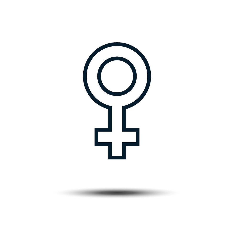 femmes le sexe signe icône vecteur logo modèle illustration conception eps dix.