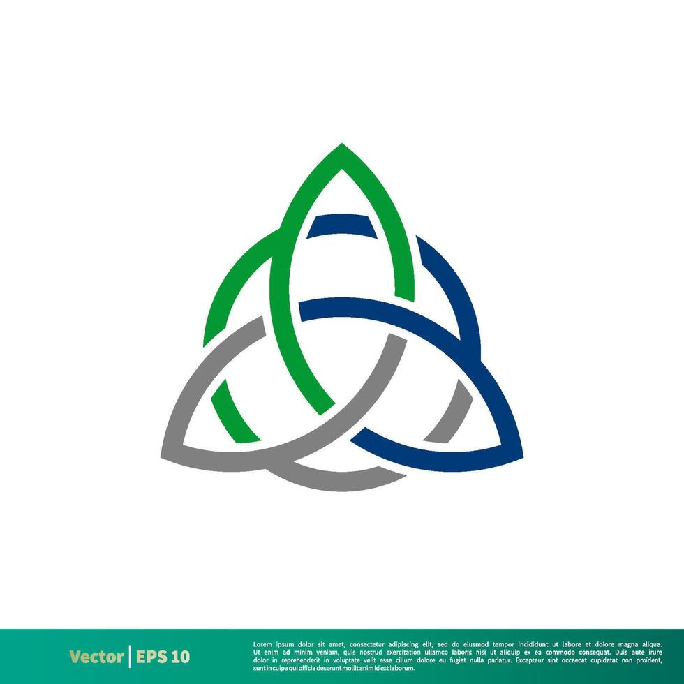 celtique nœud icône vecteur logo modèle illustration conception. vecteur eps dix.
