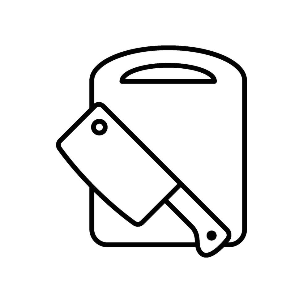Coupe planche icône vecteur conception illustration