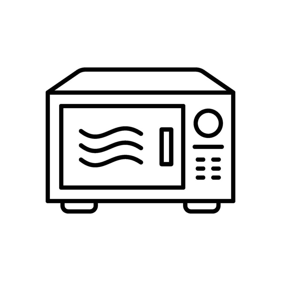 four micro onde icône vecteur conception illustration