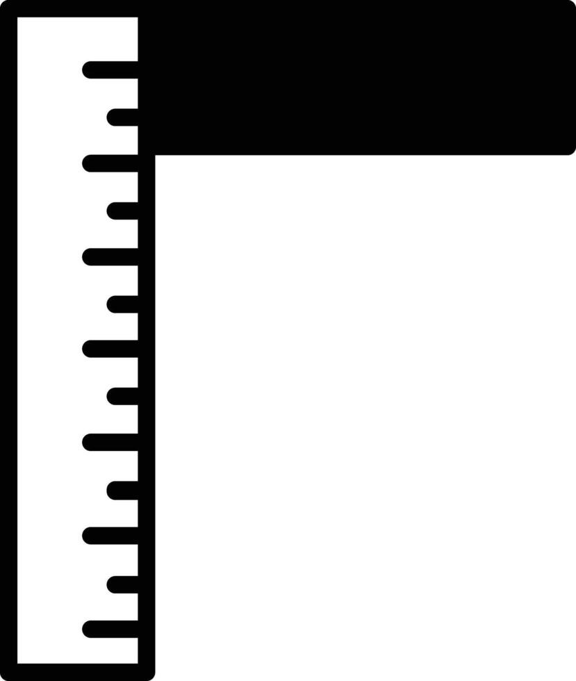 essayer carré glyphe et ligne vecteur illustration