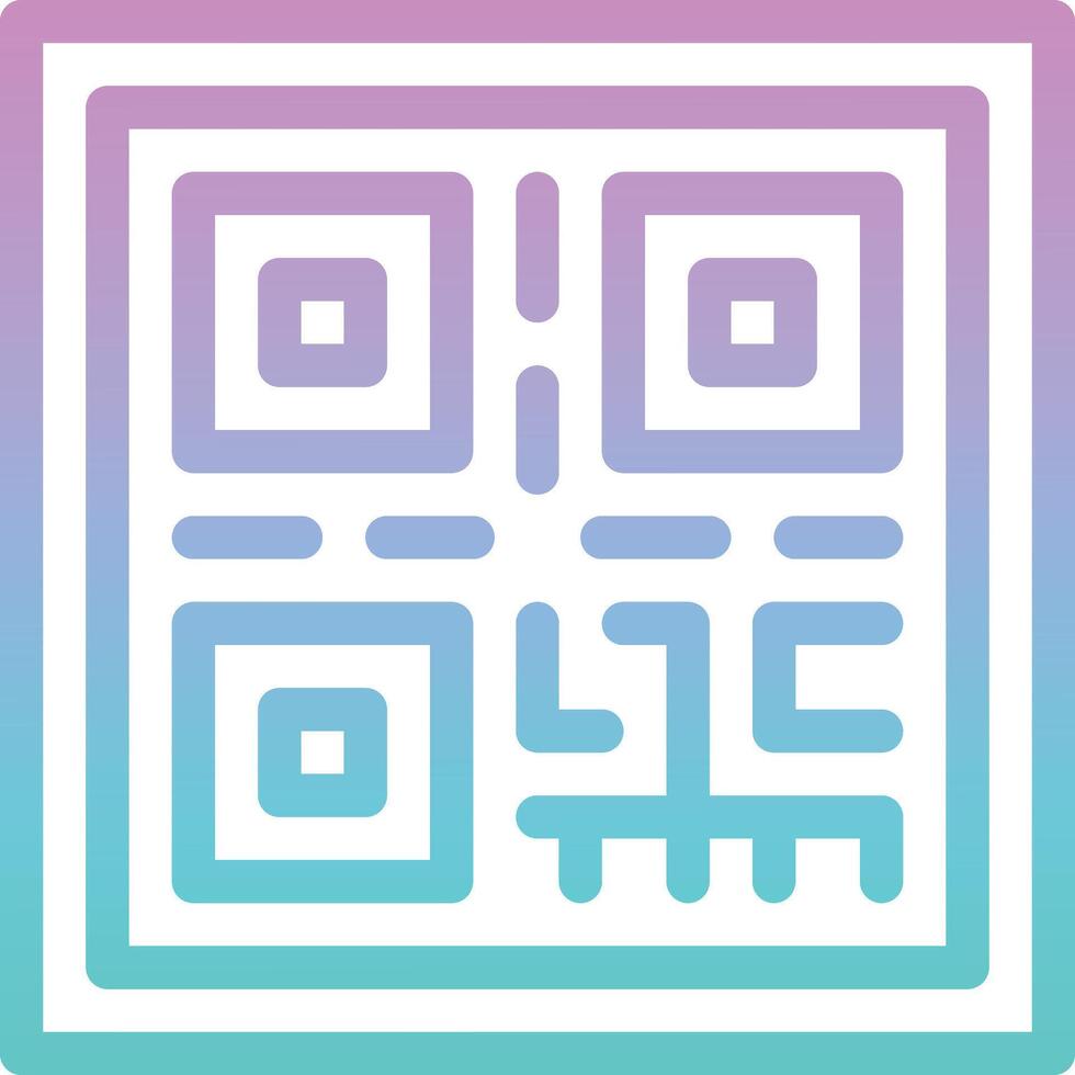 icône de vecteur de code qr