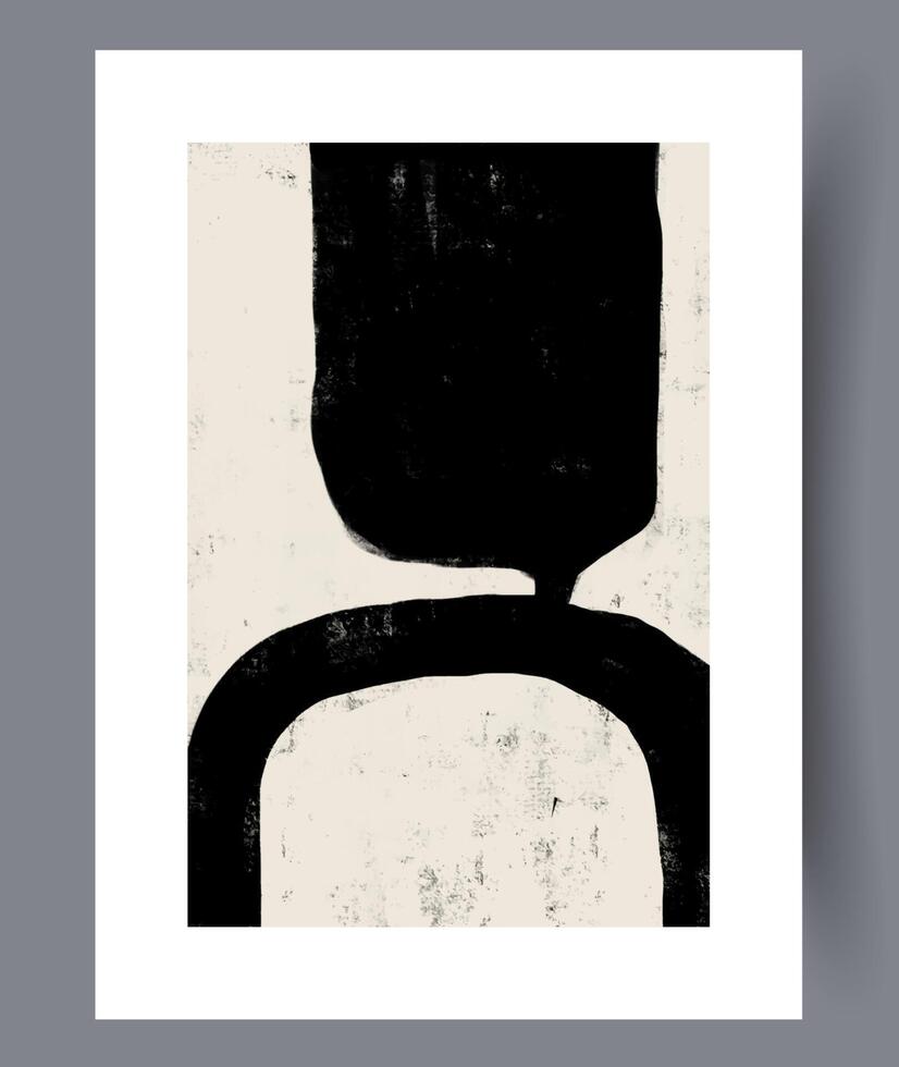 scandinave abstrait vecteur imprimer. minimaliste abstrait mur art Contexte pour imprimer. scandinave vecteur style.