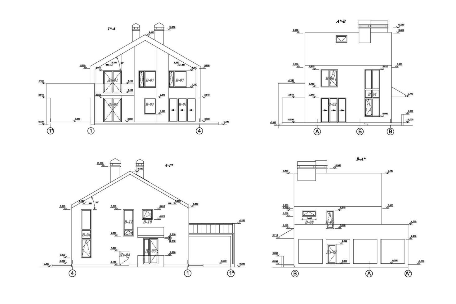 privé maison section, détaillé architectural technique dessin, vecteur plan