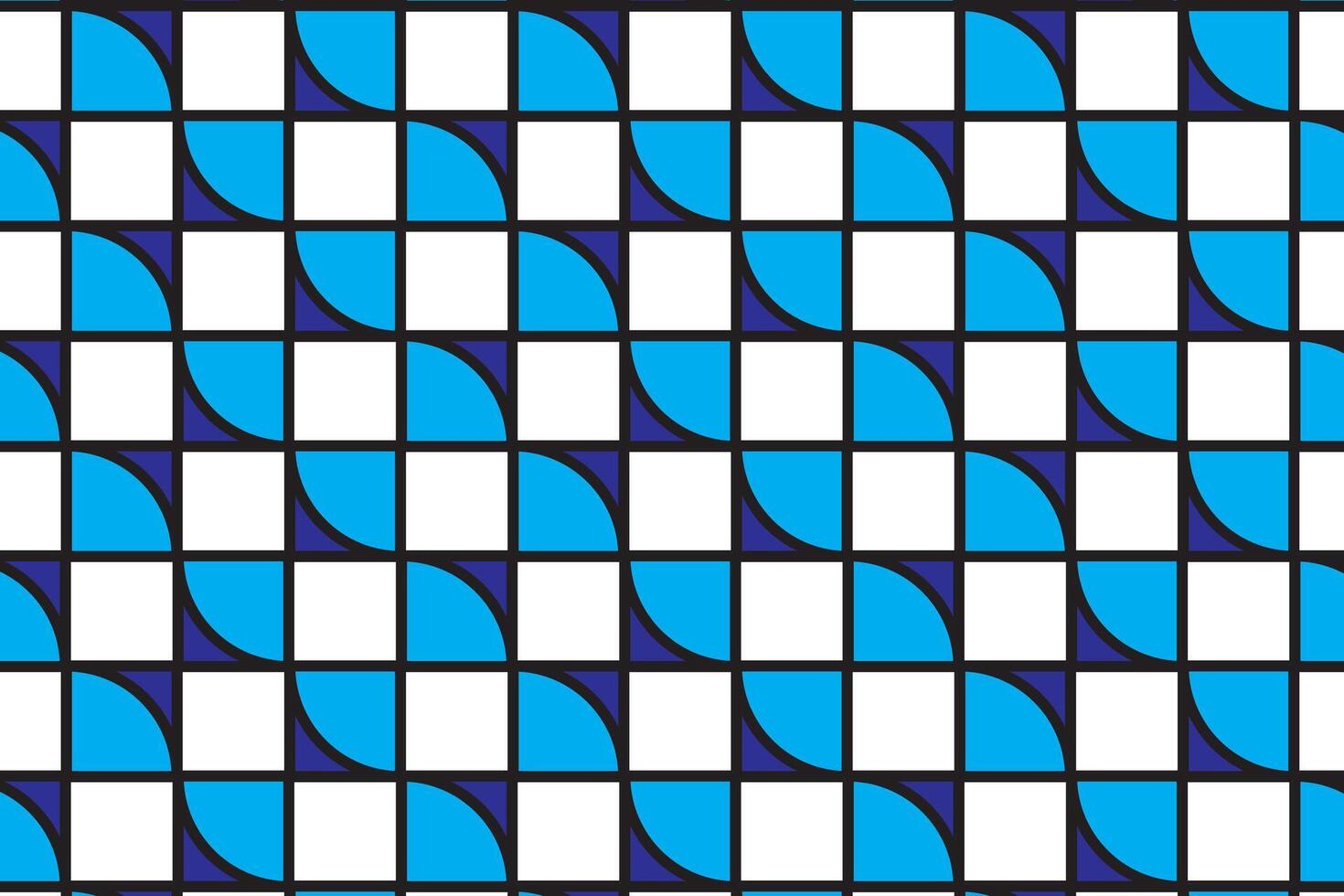 illustration modèle, abstrait géométrique style. répéter échantillon courbe ligne dans carré sur blanc Contexte. vecteur
