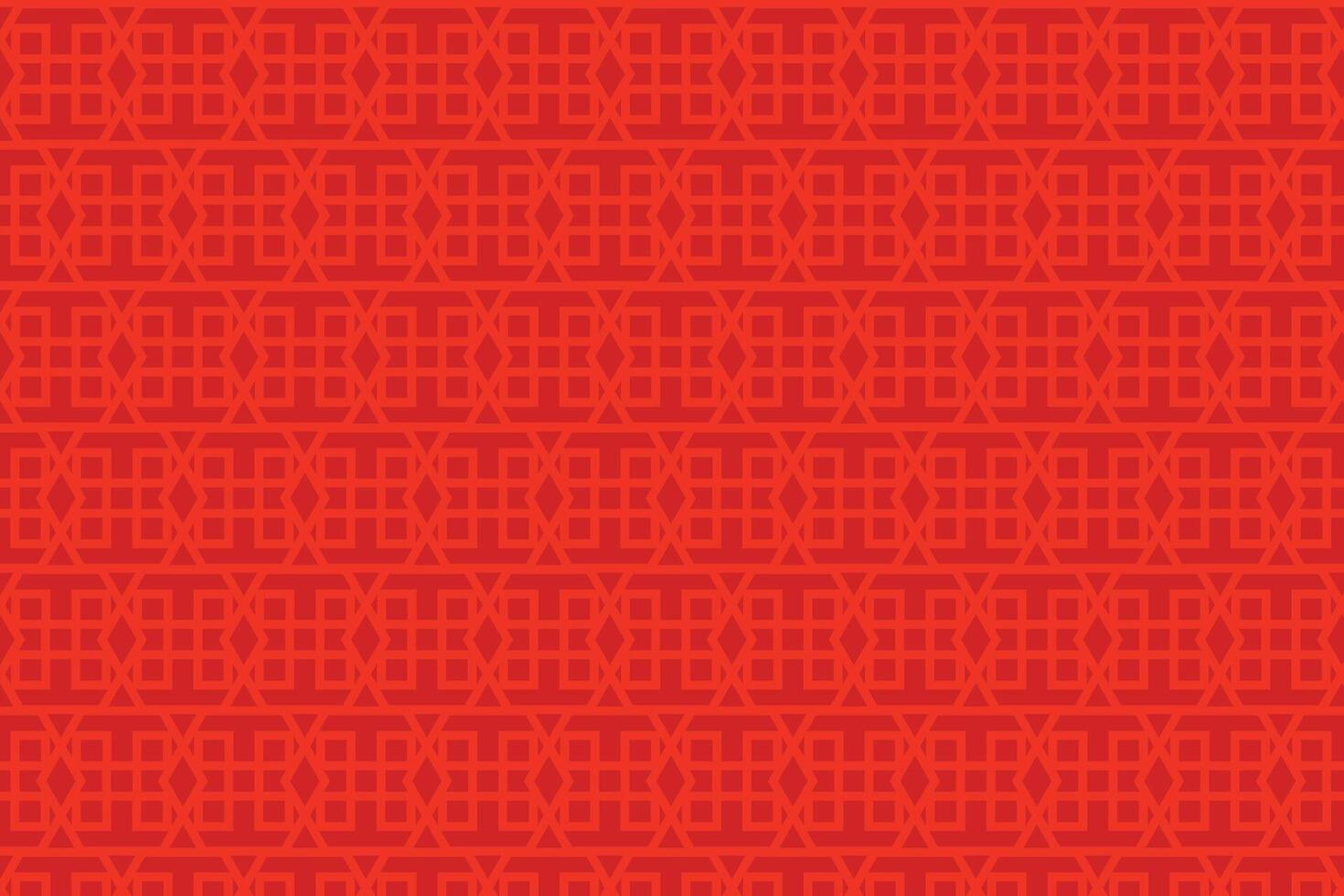 illustration fond d'écran, abstrait géométrique style. répéter échantillon rouge carré et ligne sur Profond rouge Contexte. vecteur
