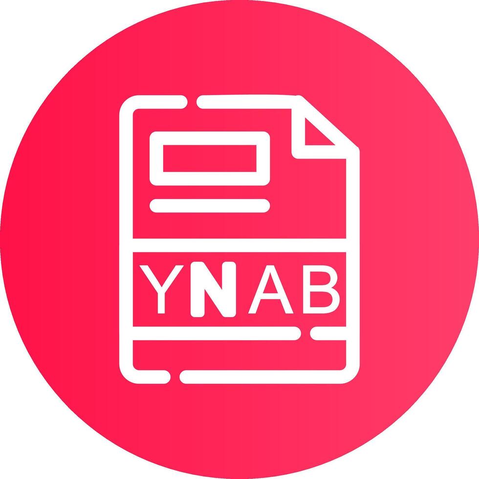 ynab Créatif icône conception vecteur