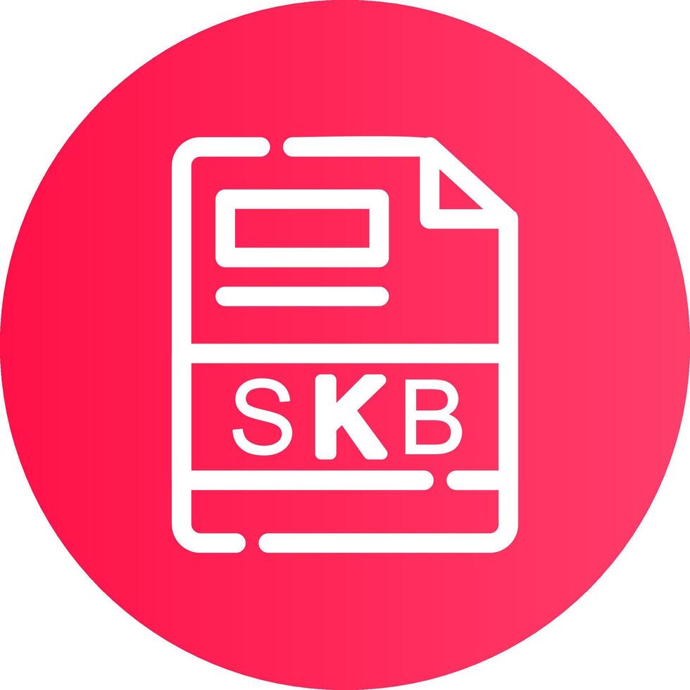 skb Créatif icône conception vecteur