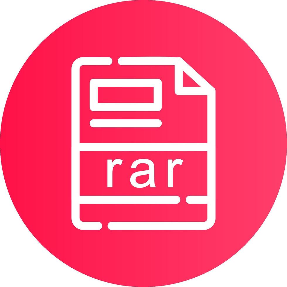 rar Créatif icône conception vecteur