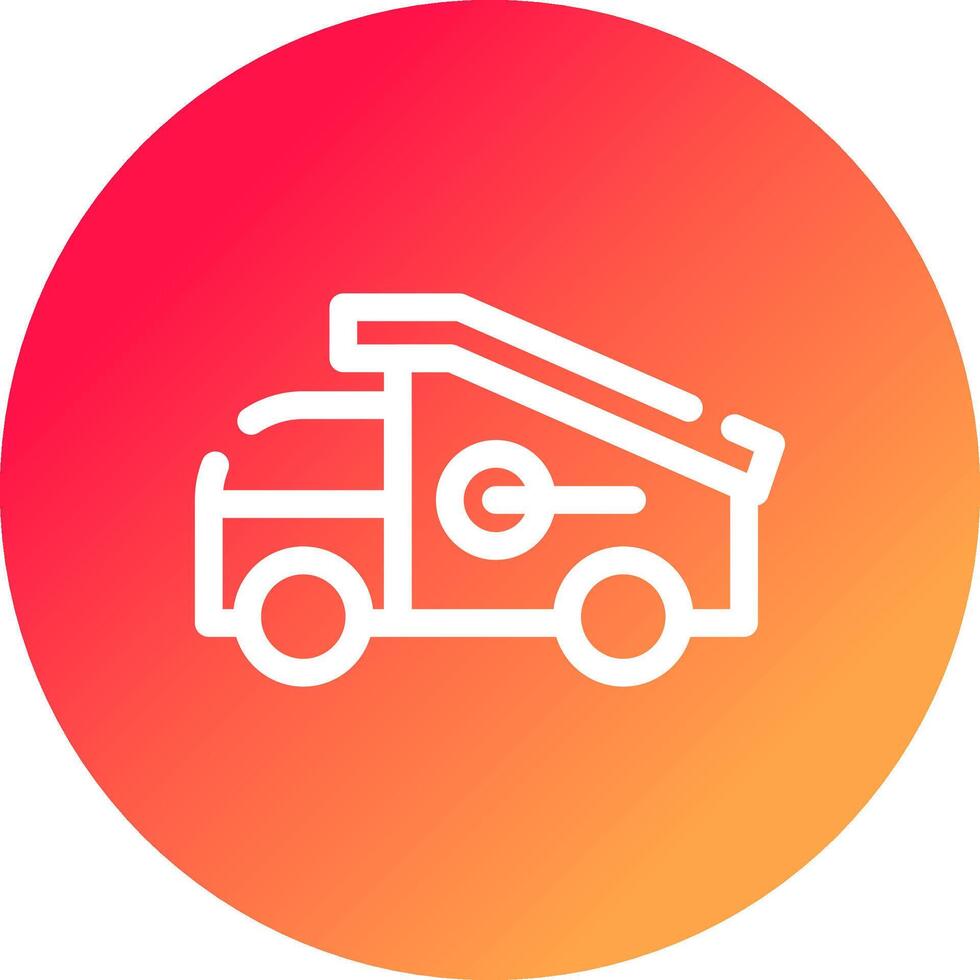 conception d'icône créative de camion vecteur