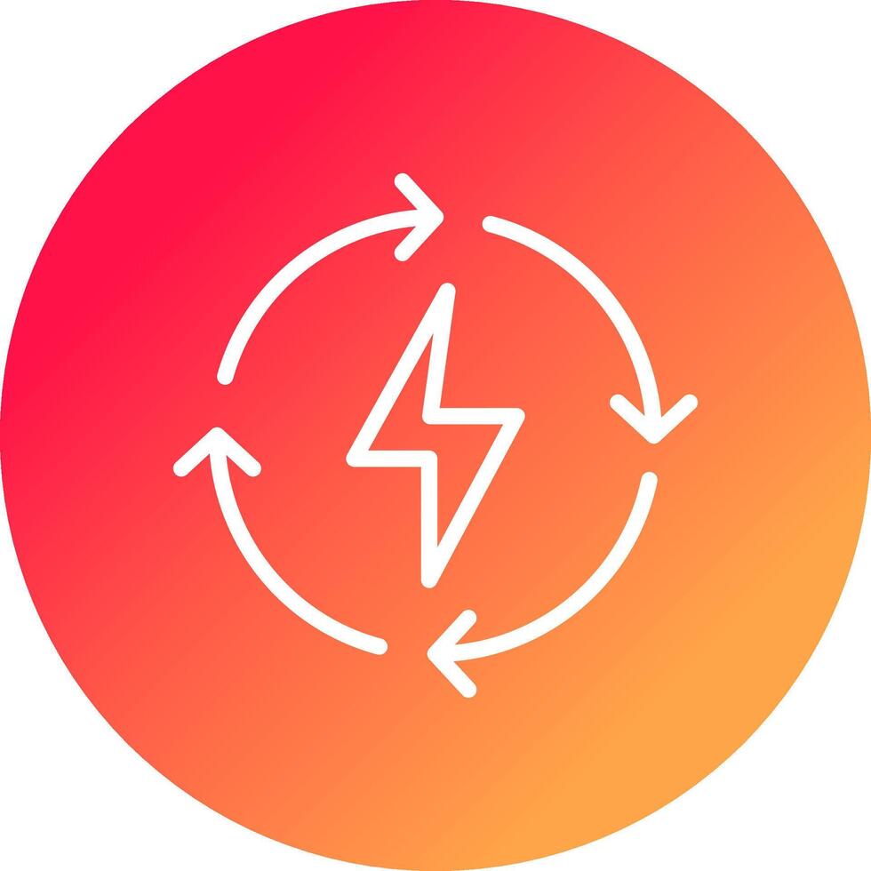 renouvelable énergie Créatif icône conception vecteur