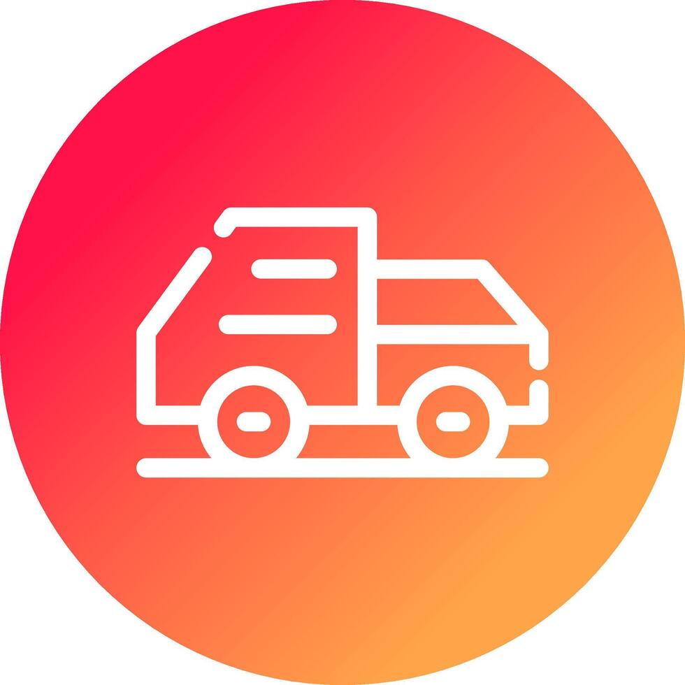 des ordures un camion Créatif icône conception vecteur