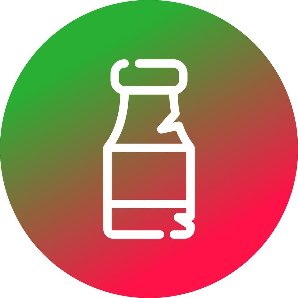 conception d'icône créative en verre vecteur