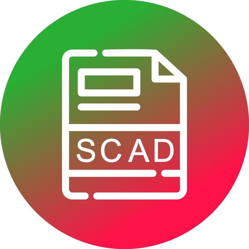 scad Créatif icône conception vecteur