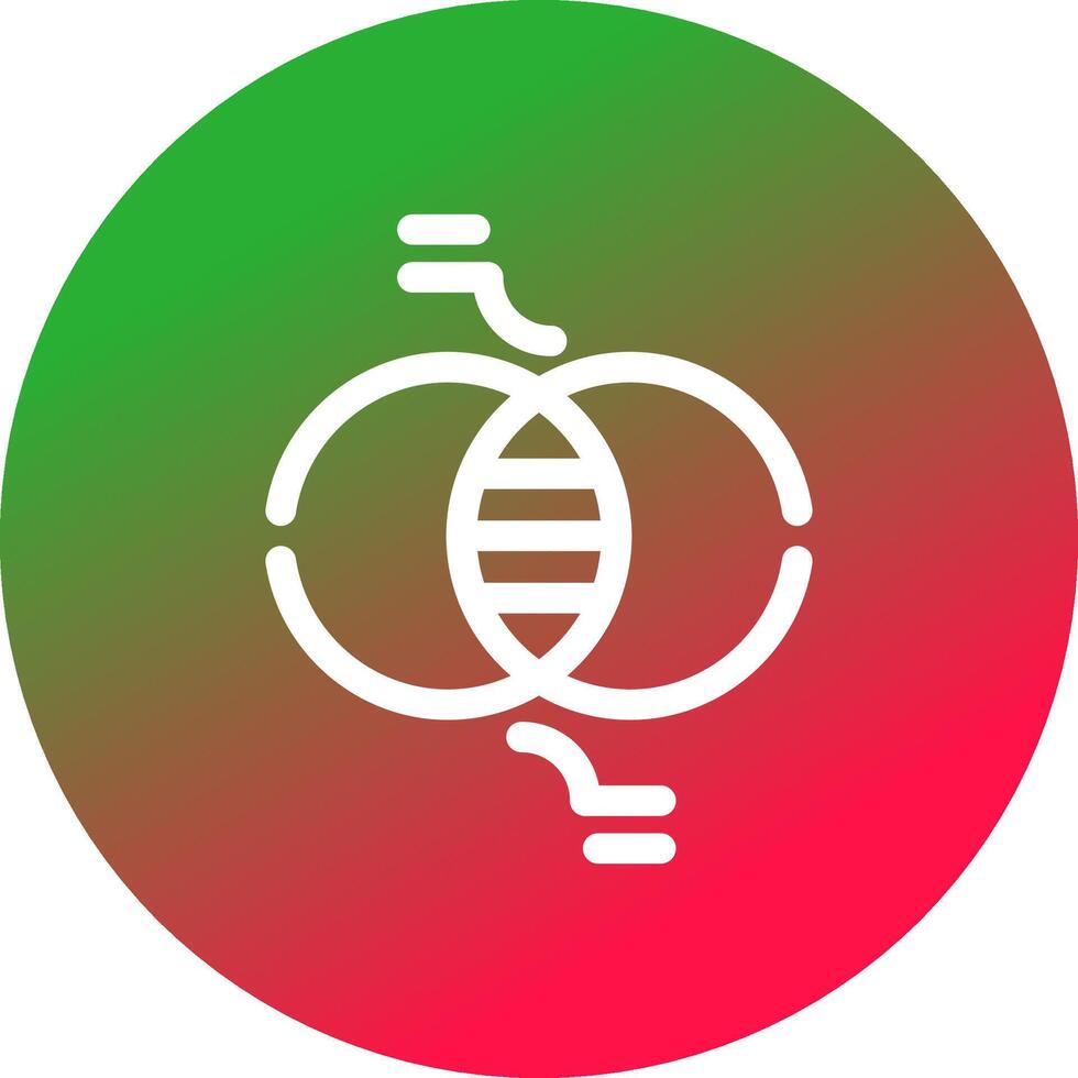 linéaire Venn Créatif icône conception vecteur