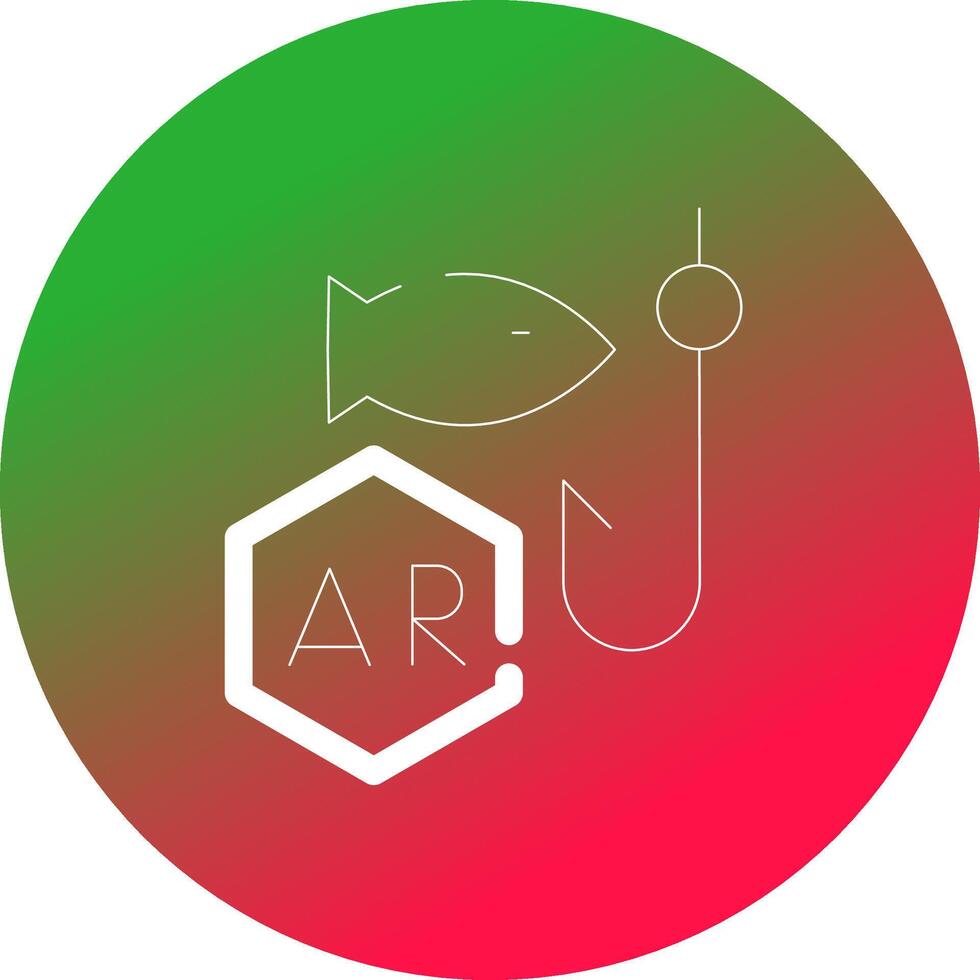 ar pêche Créatif icône conception vecteur