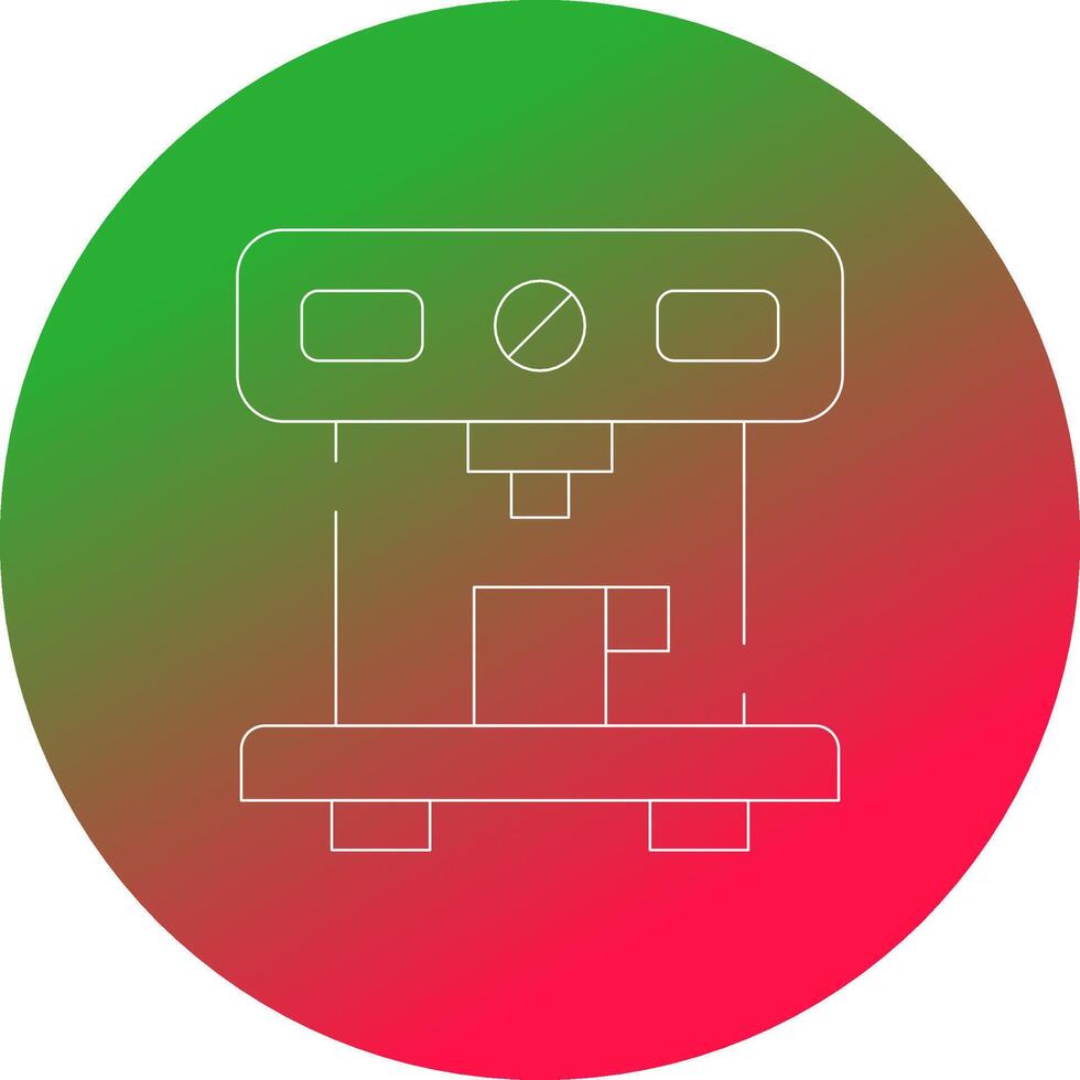 conception d'icône créative de machine à café vecteur