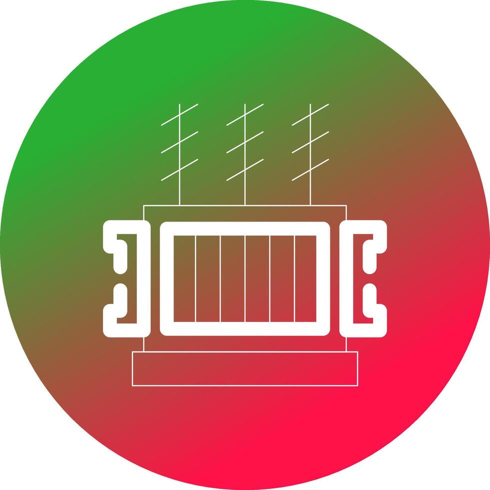 conception d'icône créative de transformateur de puissance vecteur