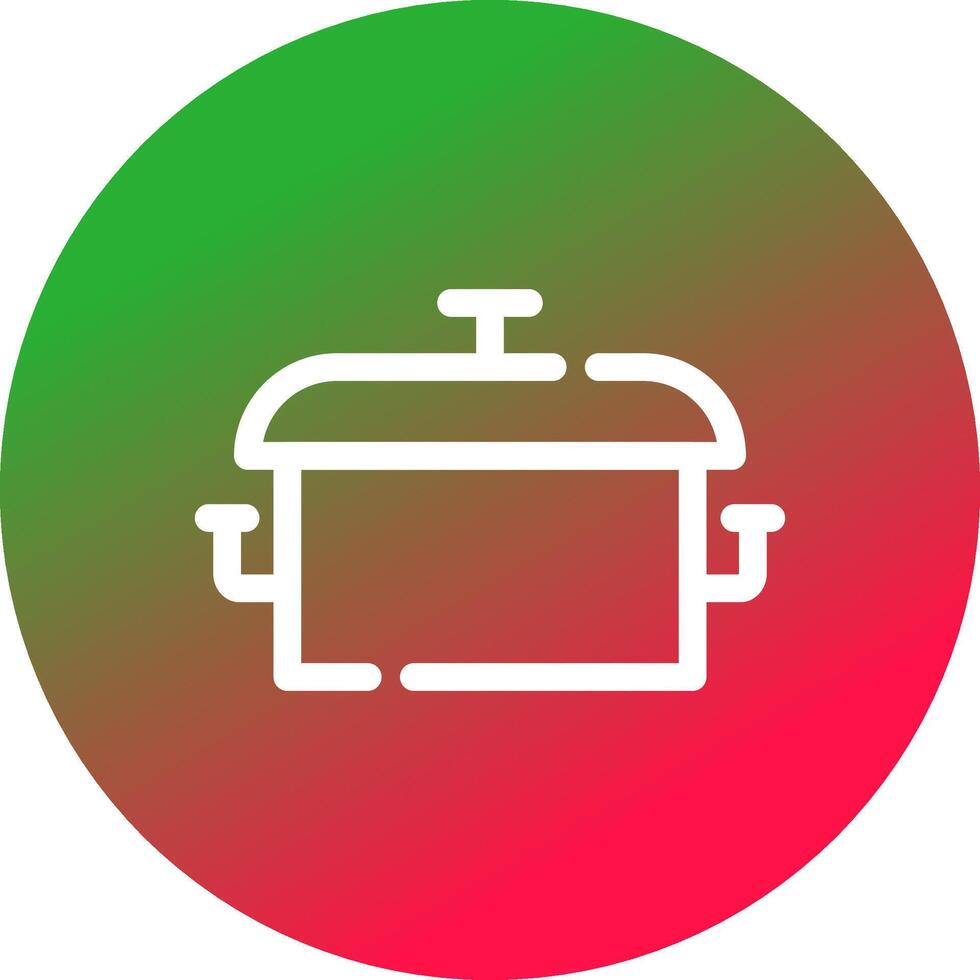 conception d'icône créative marmite vecteur