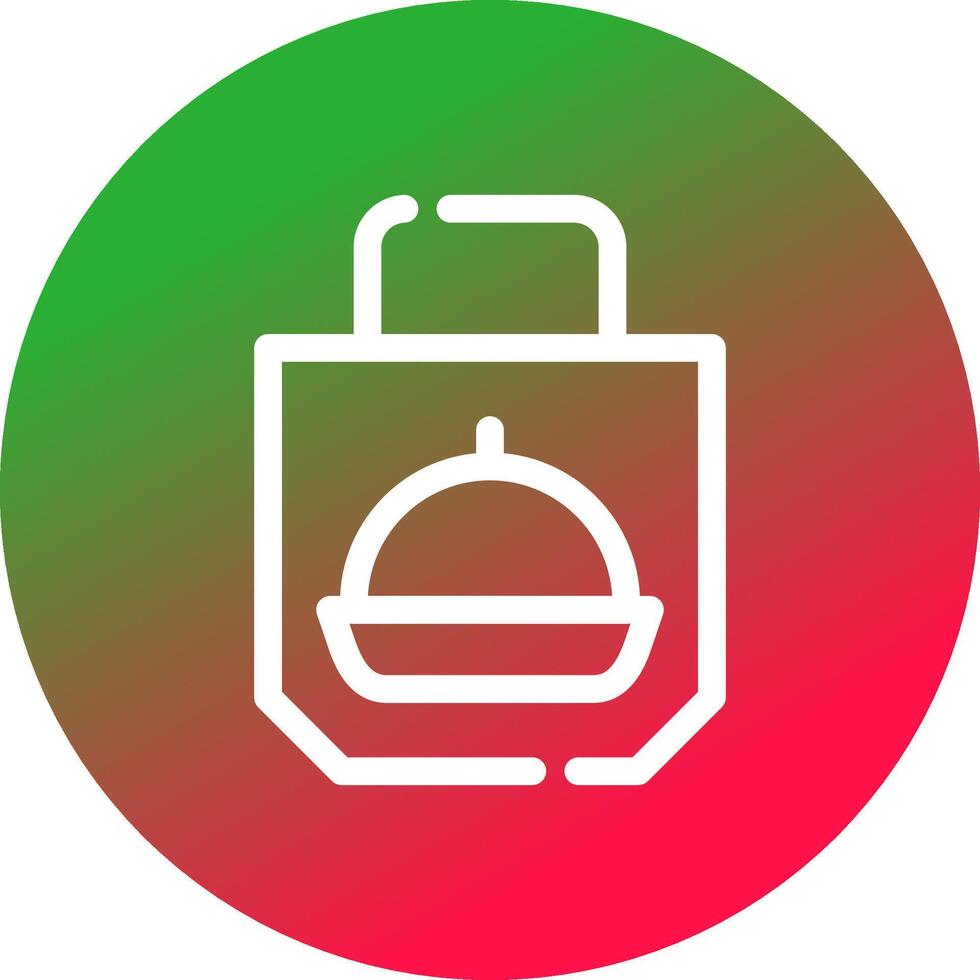 conception d'icône créative de livraison de nourriture vecteur