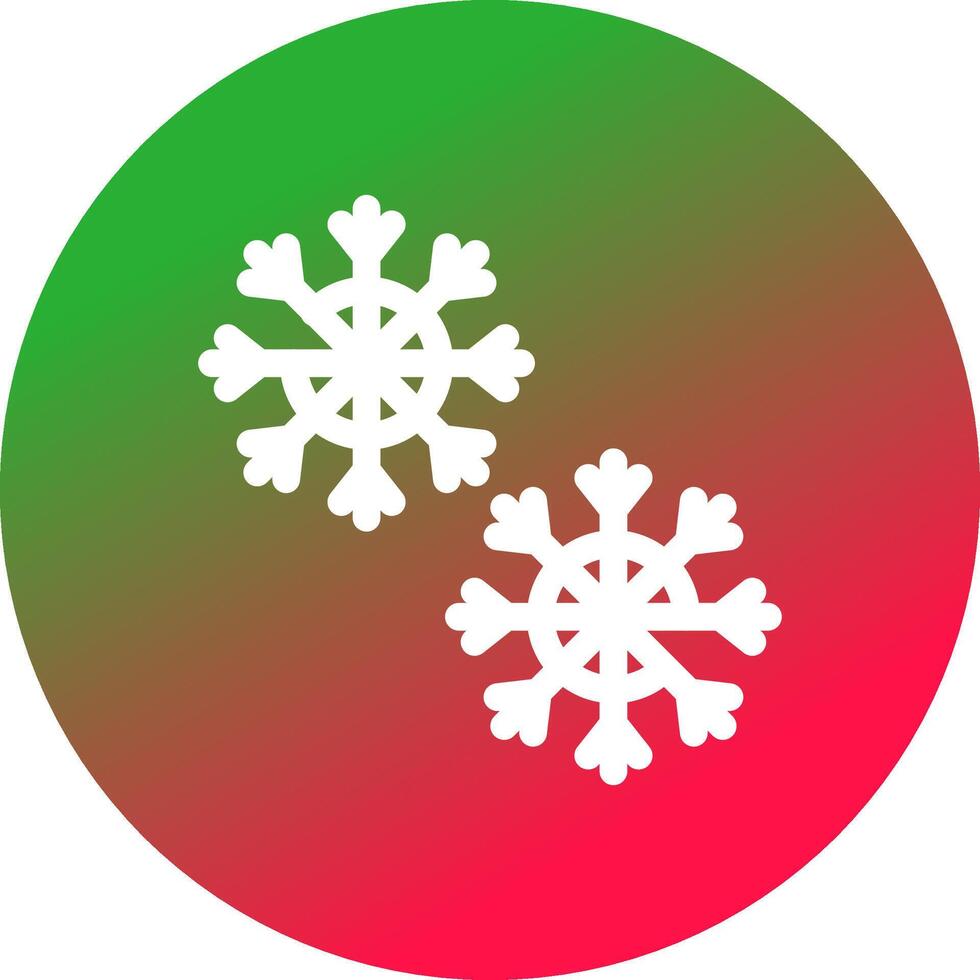 conception d'icône créative flocon de neige vecteur