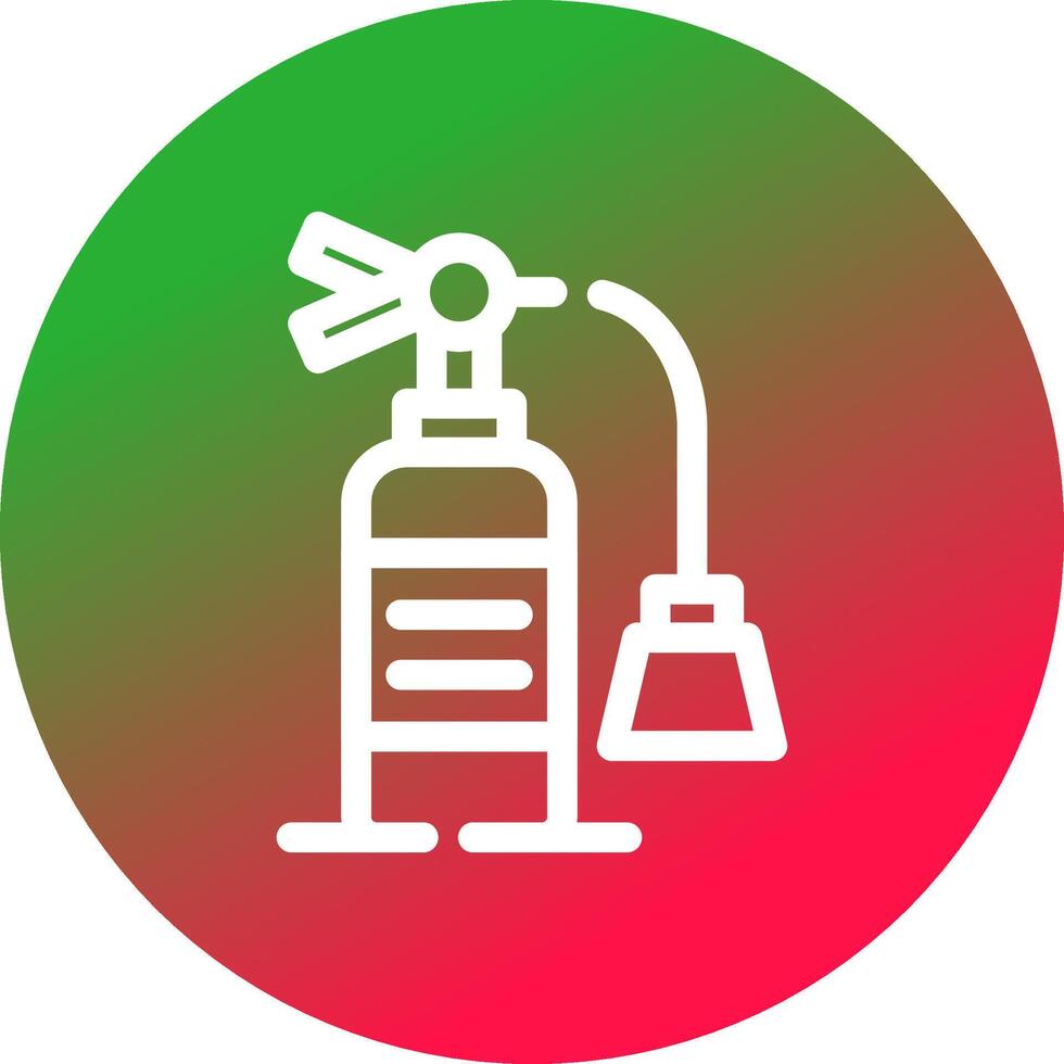 conception d'icône créative d'extincteur vecteur