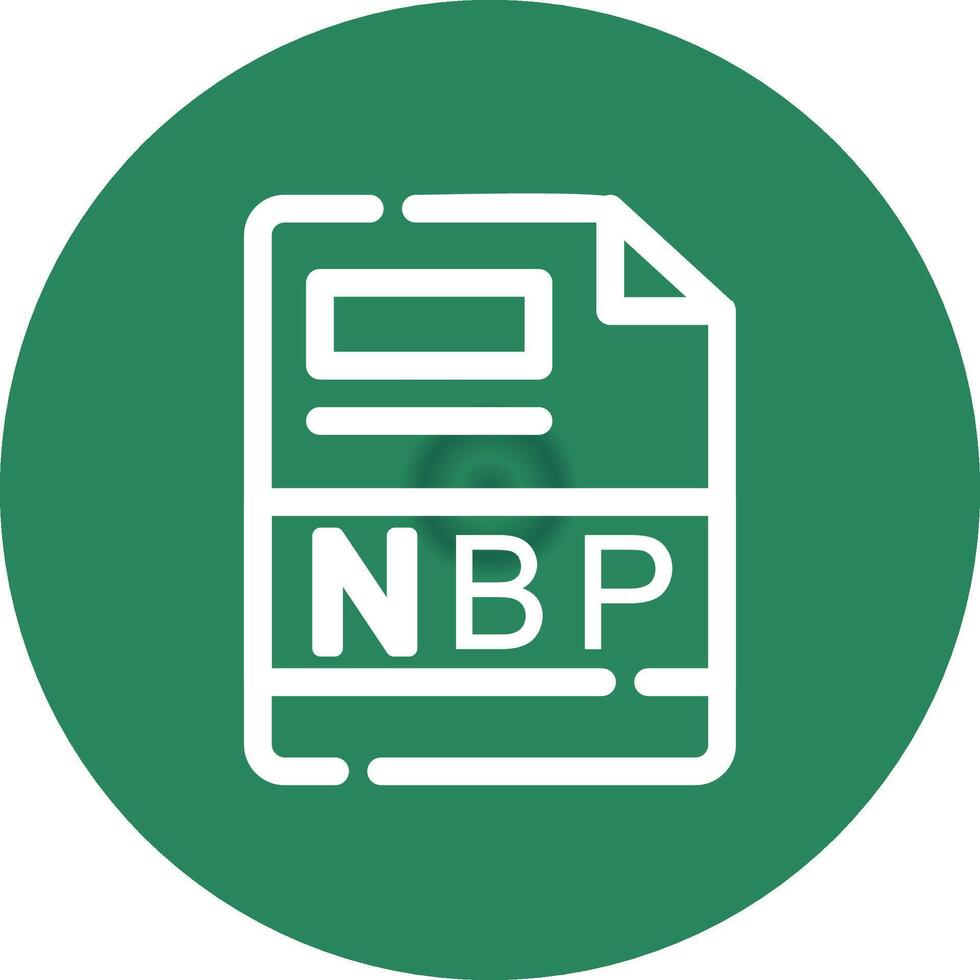 nbp Créatif icône conception vecteur