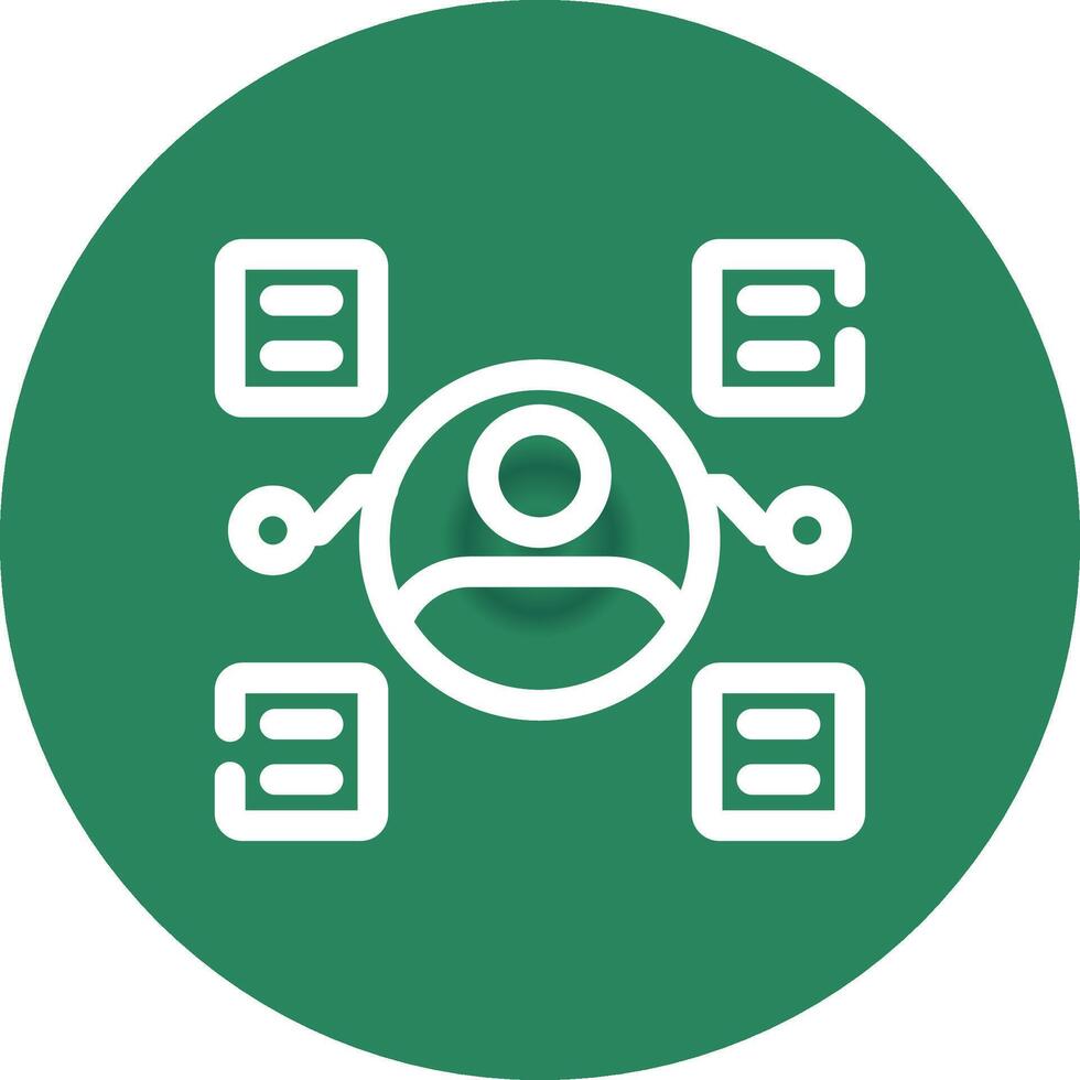 utilisateur prédictions Créatif icône conception vecteur