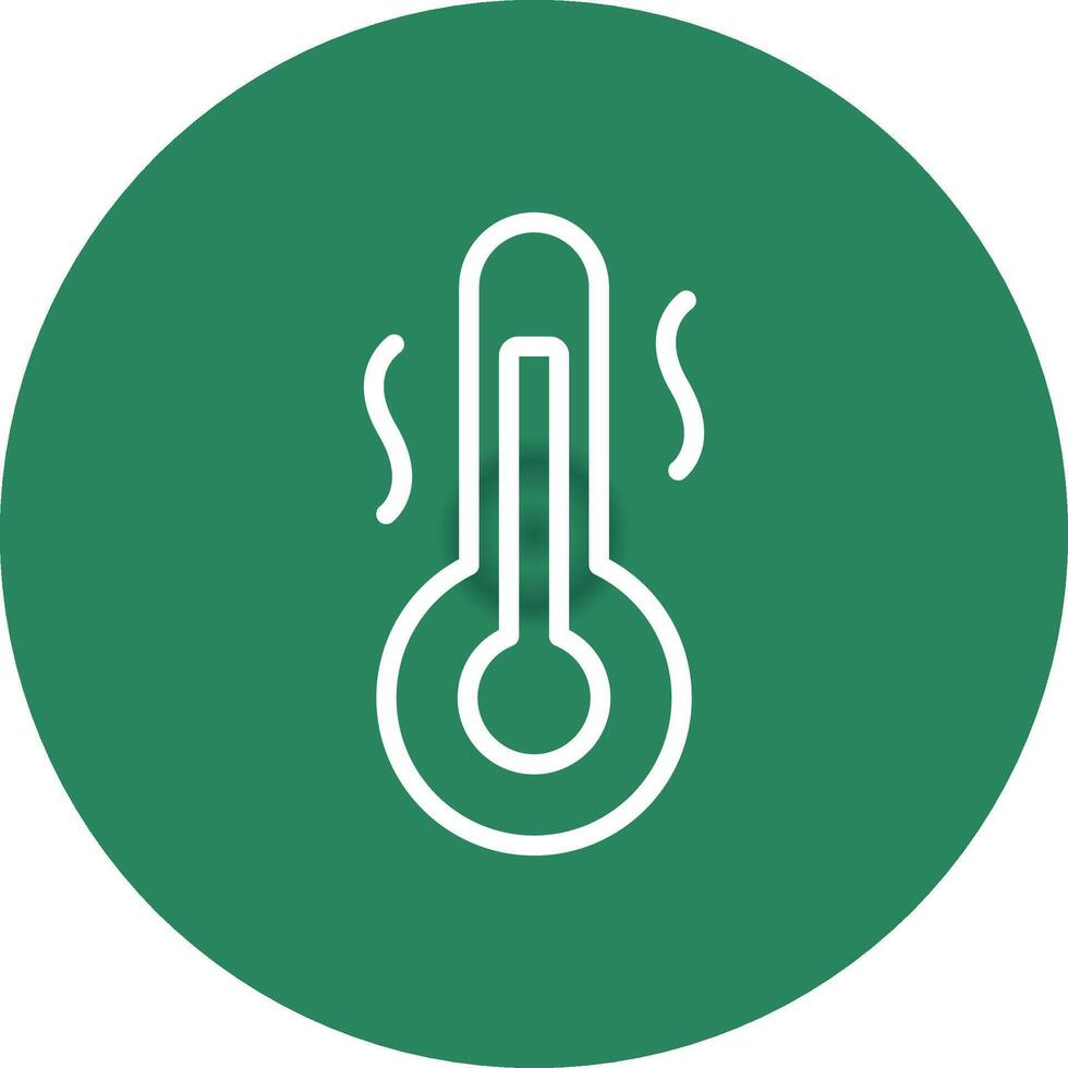 conception d'icône créative de température chaude vecteur