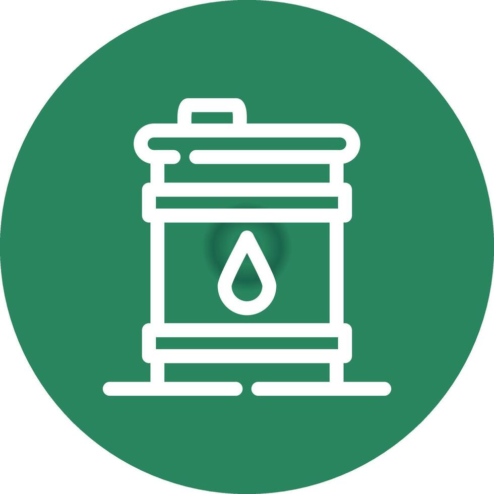 conception d'icône créative de baril de pétrole vecteur