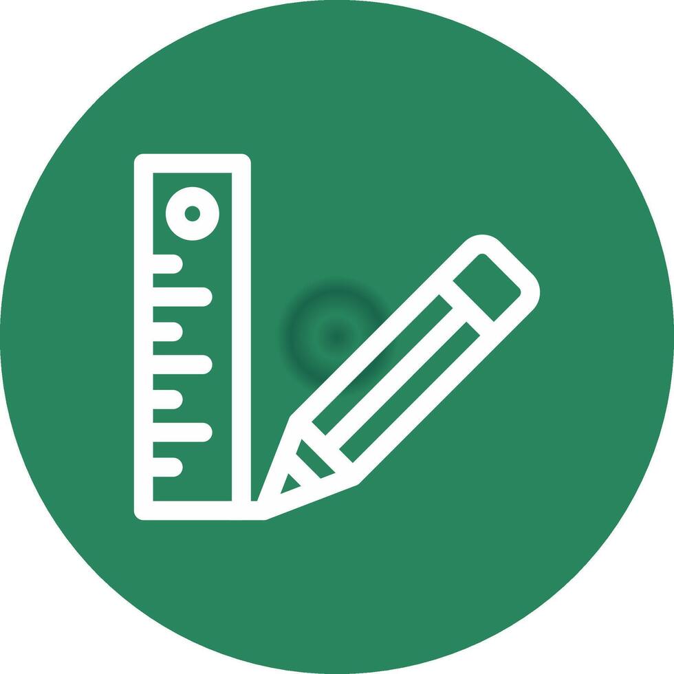 conception d'icône créative règle vecteur