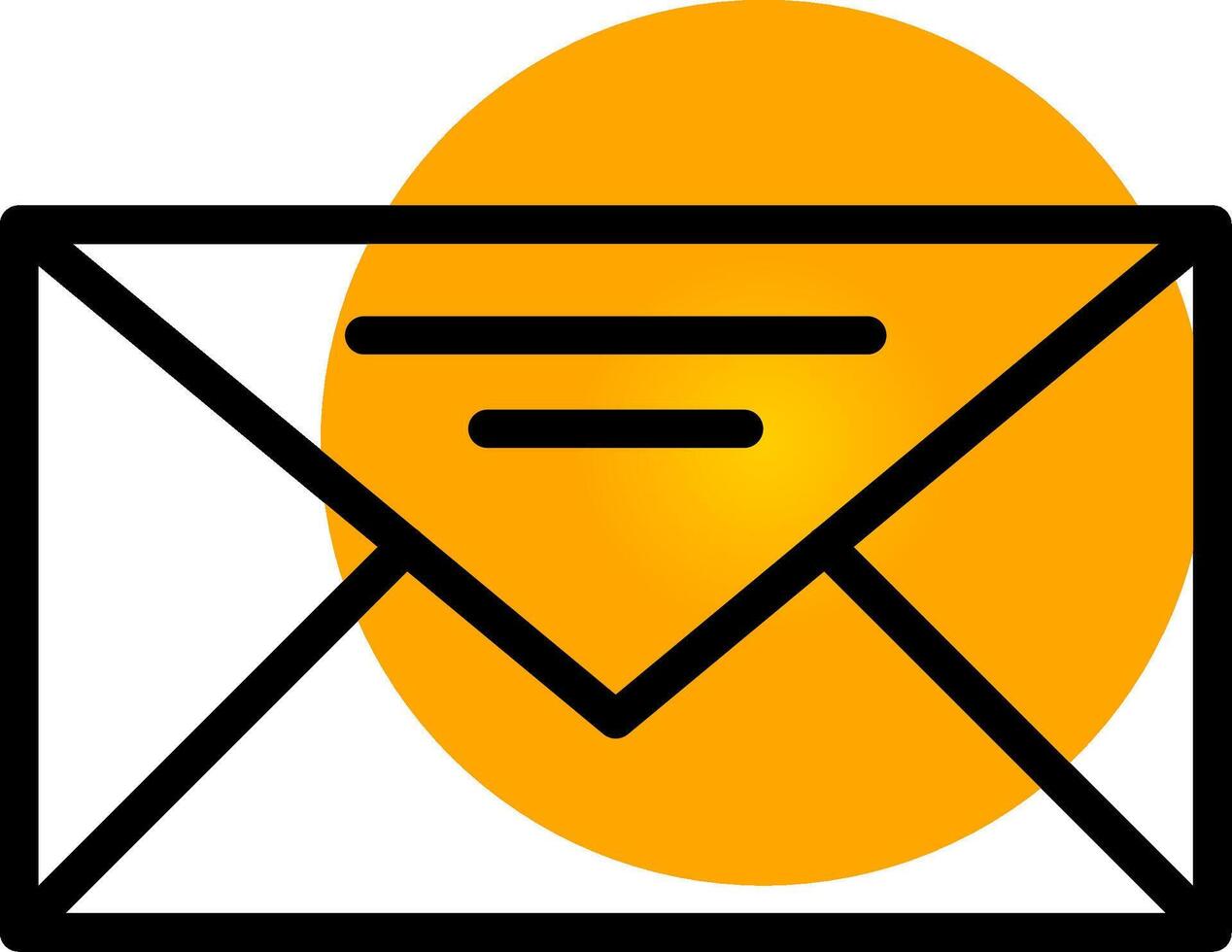 conception d'icônes créatives par e-mail vecteur