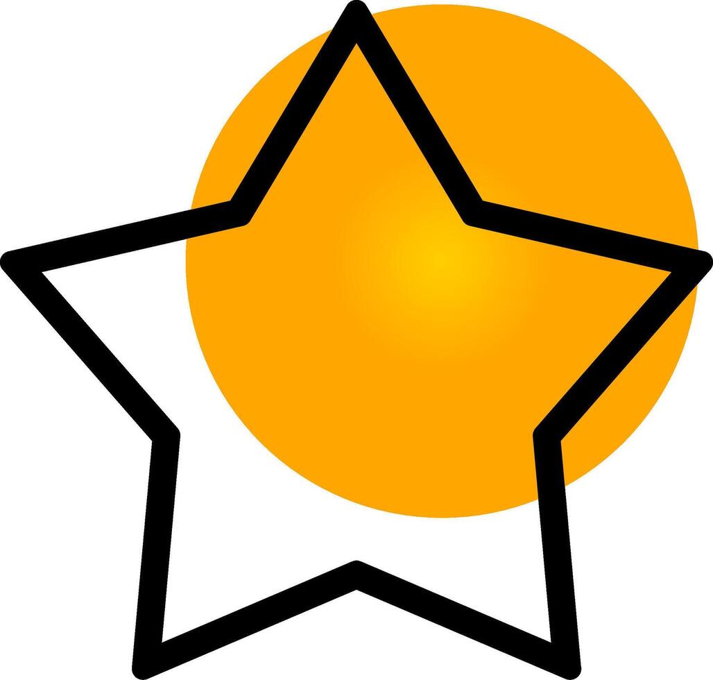 étoile Créatif icône conception vecteur